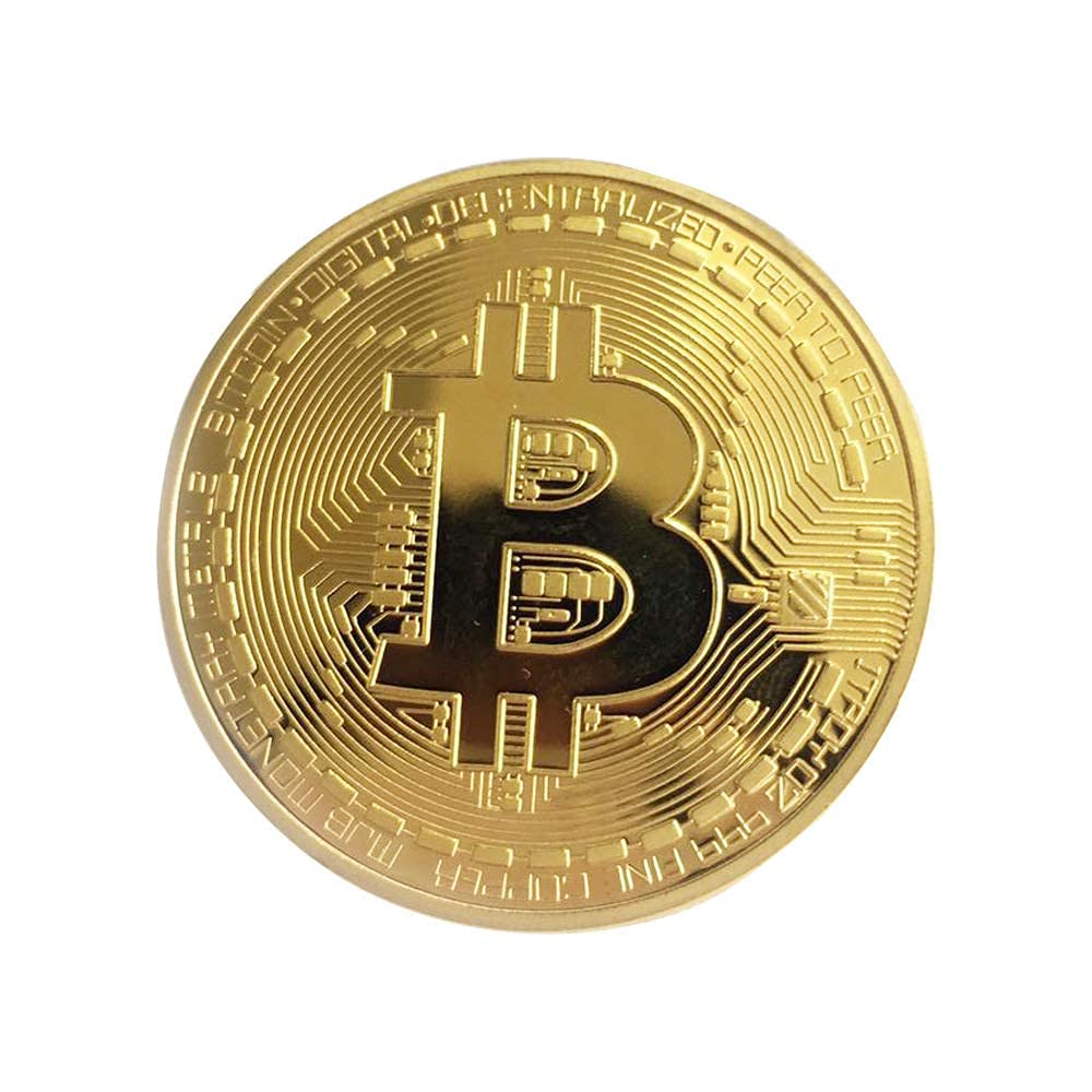 10 Pcs Bitcoin Coin with Case