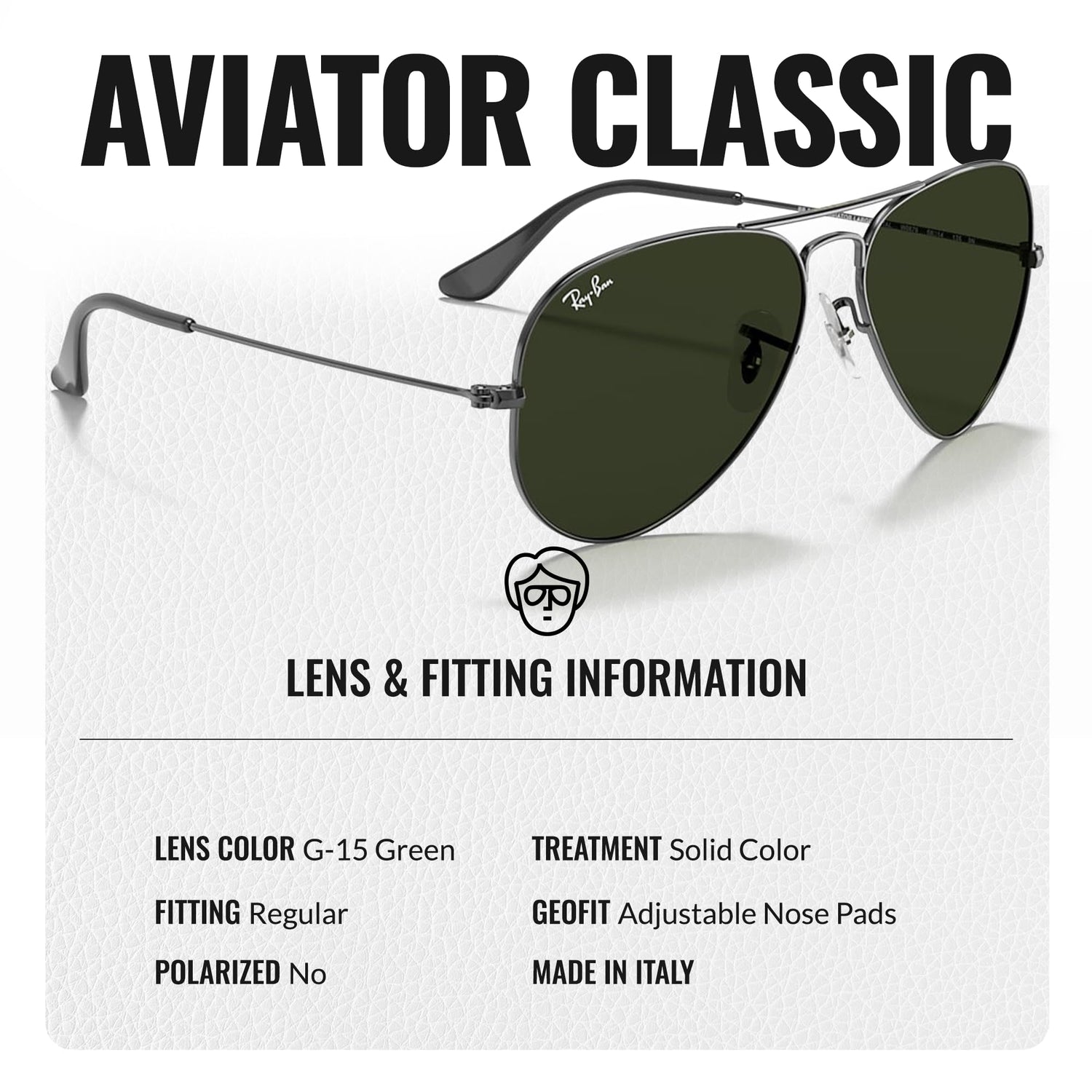 Ray-Ban RB3025 Aviators - Iconic. Untouchable.