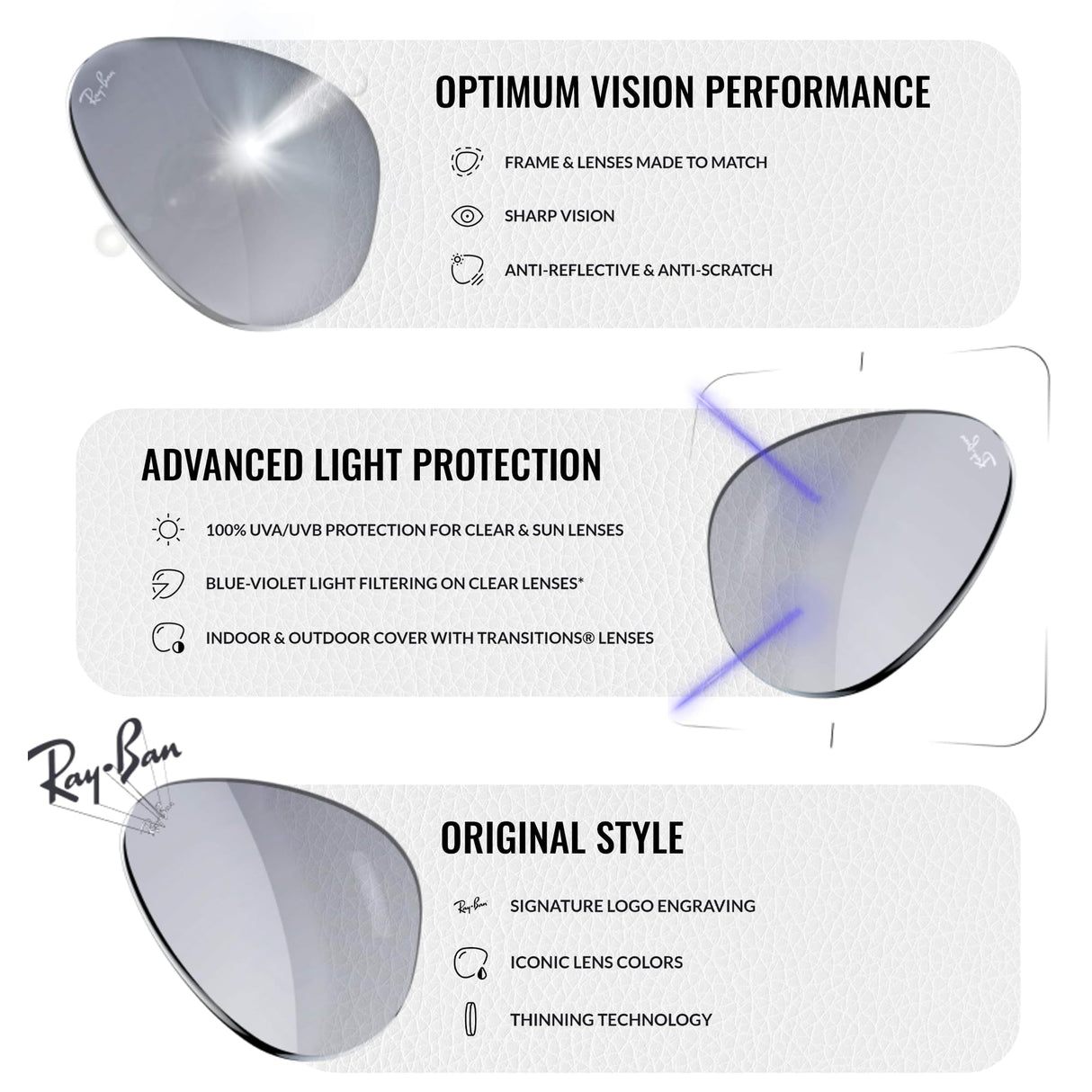 Ray-Ban RB3025 Aviators - Iconic. Untouchable.