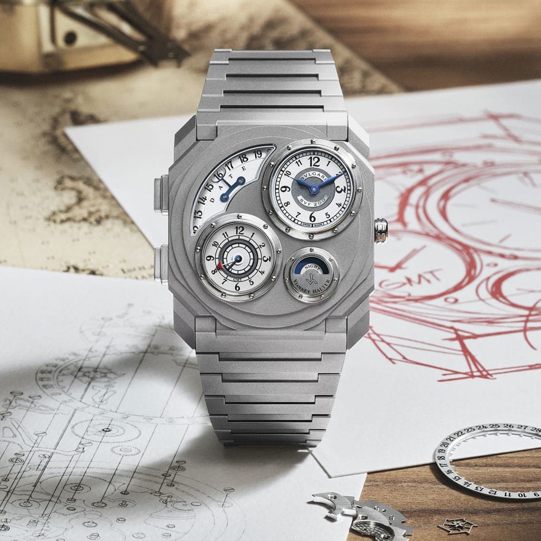 Bvlgari and Vianney Halter Turned the Octo Into a Tiny Instrument Panel