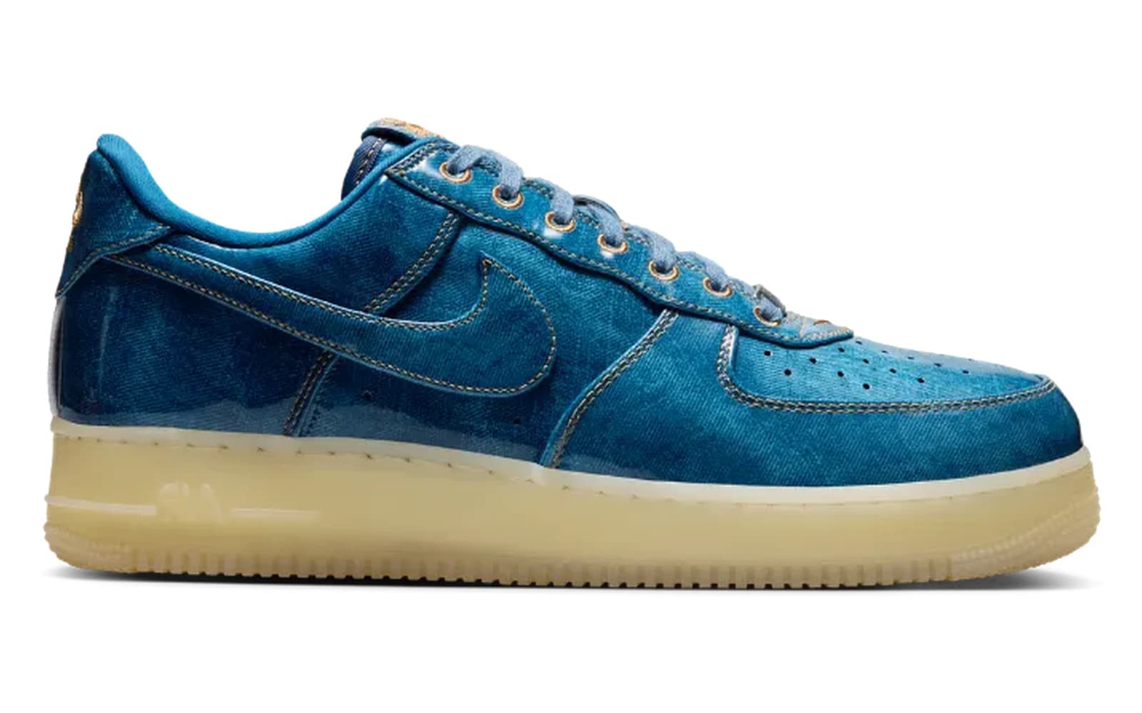 Nike Air Force 1 Low Blue Patent Denim