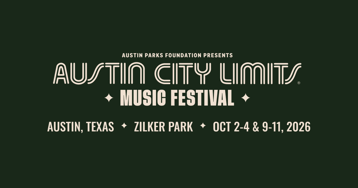 Austin City Limits Music Festival 2026